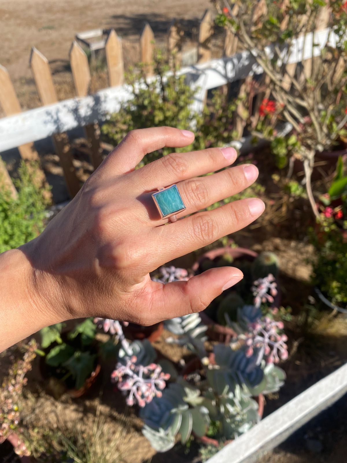 Anillo Amazonita