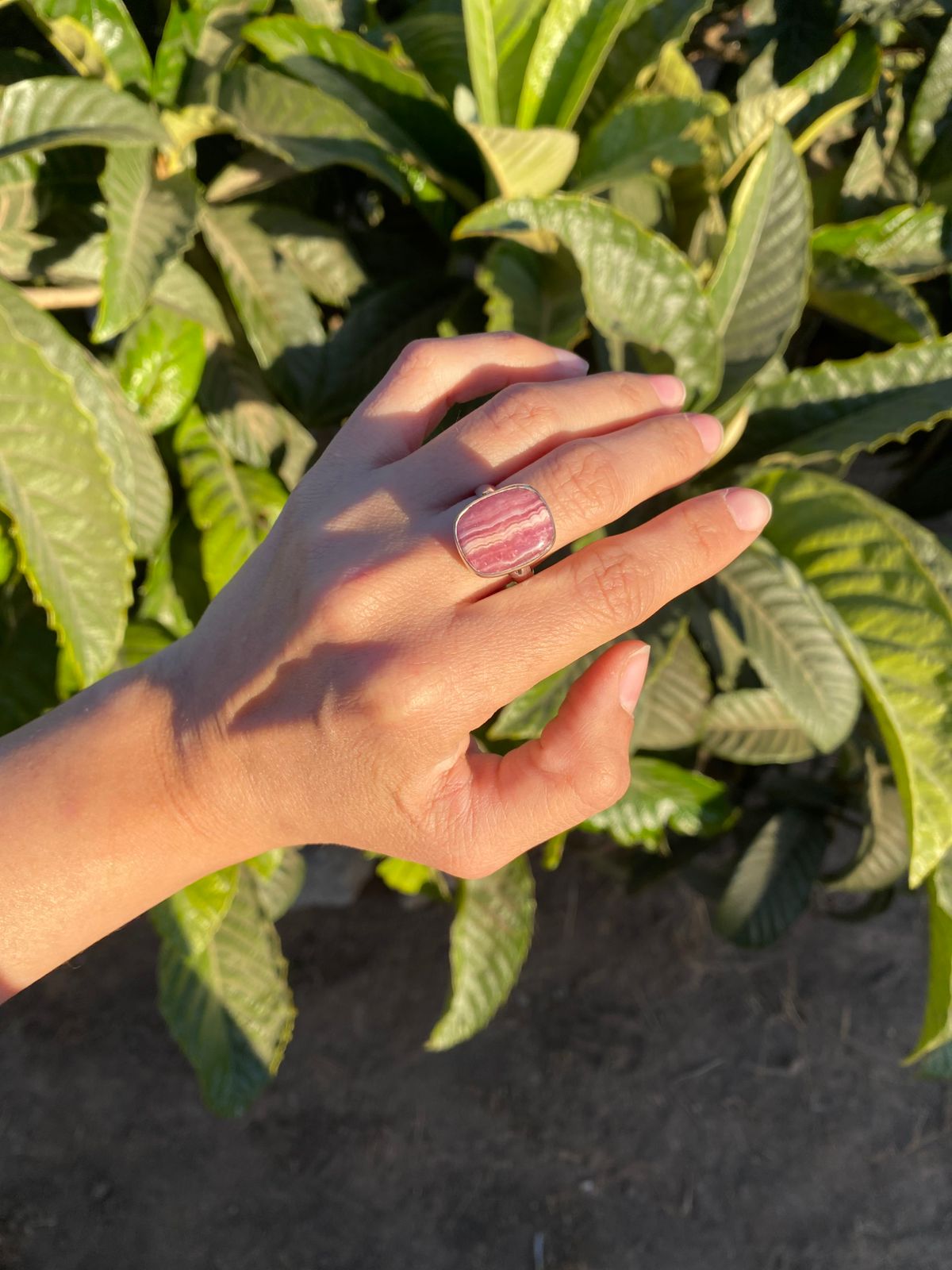 Anillo Rodocrosita