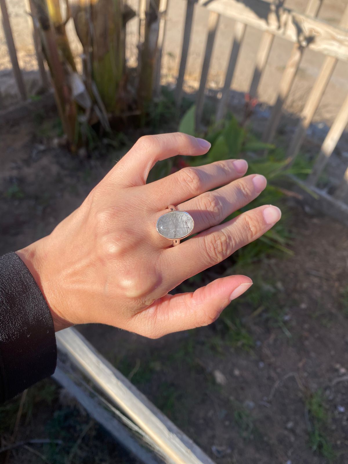 Anillo Cuarzo Rutilado