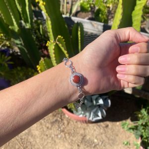 Pulsera Jaspe Rojo